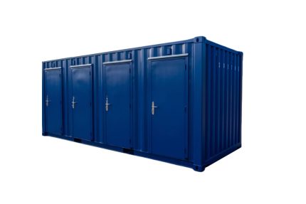 Contenedor 20 pies High Cube «Multibox» – 4 compartimentos independientes (uso self storage)