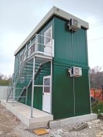 Monobloque oficina de dos plantas 60 m² «Green Energy» – proyecto incluido y fotovoltaica de 3 kW (aislamiento 100 mm)