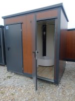 Contenedor sanitario doble 2,5 m x 2 m – 2 entradas independientes (WC + ducha) – aislado