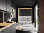 Módulo habitable T0 en contenedor (4x3 m) – diseño moderno y aislamiento premium de lana de roca