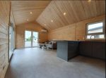 Casa móvil «Reale I» 12x4 m – chalet residencial con 3 dormitorios (acabados de madera y diseño moderno)
