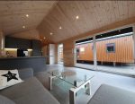 Casa móvil «Reale I» 12x4 m – chalet residencial con 3 dormitorios (acabados de madera y diseño moderno)