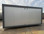 Contenedor sanitario 20 pies usado (6×2,4 m) – bloque de 6 duchas con caldera de 300 l y lavandería