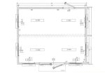 Módulo comercial 29,4 m² (6×4,9 m) – tienda prefabricada aislada con persianas y calefacción