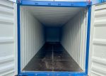 Contenedor marítimo 40 pies High Cube – azul (nuevo, primer viaje – altura extra)