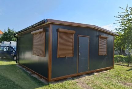 Casa contenedor 35 m² «A Cottage» – vivienda 4 estaciones (aislamiento premium 100 mm PUR)