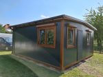 Casa contenedor 35 m² «A Cottage» – vivienda 4 estaciones (aislamiento premium 100 mm PUR)