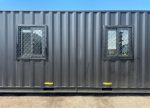 Casa contenedor 40 pies HC (High Cube) – alojamiento 12 m «Black Edition» con cocina y baño (nuevo)