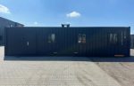 Casa contenedor 40 pies HC (High Cube) – alojamiento 12 m «Black Edition» con cocina y baño (nuevo)