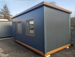 Pabellón de oficina 17 m² (6×2,9 m) – módulo habitable aislado 100 mm (anchura extra)