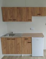 Contenedor social 21 m² (7x3 m) «Full Pack» – cocina, baño con ducha y vestuario (aislamiento 100 mm)