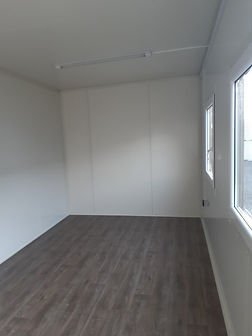 Pabellón de oficina 17 m² (6×2,9 m) – módulo habitable aislado 100 mm (anchura extra)