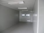Módulo prefabricado 50 m² (doble acoplado) – oficina aislada 80 mm (8,24 m x 6 m)