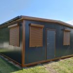 Casa contenedor 35 m² «A Cottage» – vivienda 4 estaciones (aislamiento premium 100 mm PUR)
