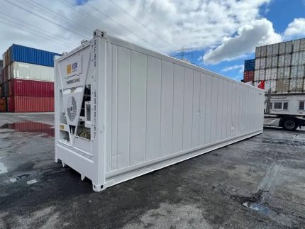 Contenedor frigorífico 40 pies High Cube usado (2014) – motor Thermo King (altura extra 2,90 m)