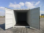 Contenedor marítimo 20 pies High Cube (HC) – blanco (nuevo primer viaje – altura extra 2,89 m)