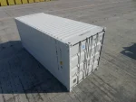 Contenedor marítimo 20 pies High Cube (HC) – blanco (nuevo primer viaje – altura extra 2,89 m)