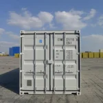 Contenedor marítimo 20 pies High Cube (HC) – blanco (nuevo primer viaje – altura extra 2,89 m)