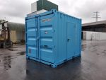 Contenedor taller 10 pies – caja de almacén blindada con puerta lateral