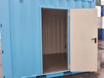 Contenedor taller 10 pies – caja de almacén blindada con puerta lateral