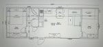 Casa móvil «Reale III» 12x4 m – fachada de madera y 3 dormitorios (totalmente equipada con electrodomésticos)