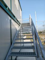 Monobloque oficina 6 m con baño y ducha – estructura reforzada apilable con aire acondicionado
