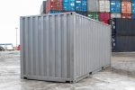 Contenedor de 20 pies modificado con 2 puertas enrollables laterales (repintado)