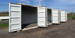 Contenedor 40 pies High Cube «Open Side» – apertura lateral total (4 puertas tipo libro)