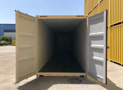 Contenedor 40 pies High Cube «Clase A» – beige (usado seleccionado / reacondicionado)