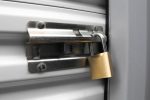 Contenedor de 20 pies modificado con 2 puertas enrollables laterales (repintado)