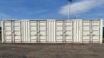 Contenedor 40 pies High Cube «Open Side» – apertura lateral total (4 puertas tipo libro)