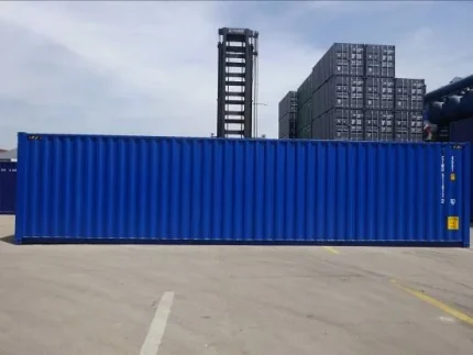 Contenedor marítimo 40 pies High Cube (HC) – nuevo primer viaje (altura extra 2,89 m)